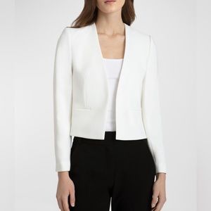 Judith & Charles White Cropped Clea Blazer | Womens Size 2